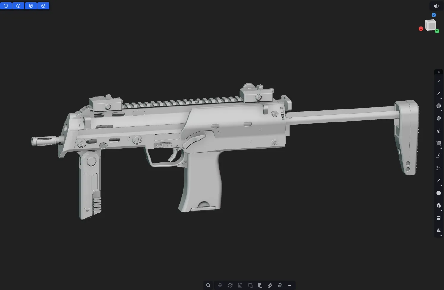 MP7 — CAD view 1