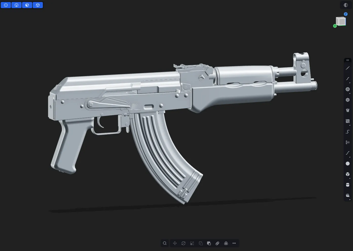 AK Platform — Legacy & Current — CAD view 1