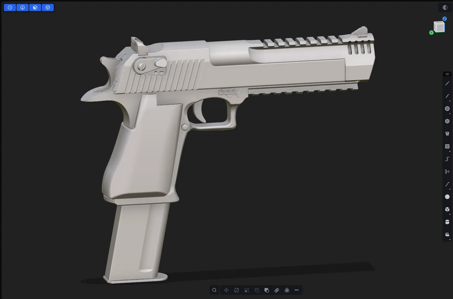 Desert Eagle — CAD view 2