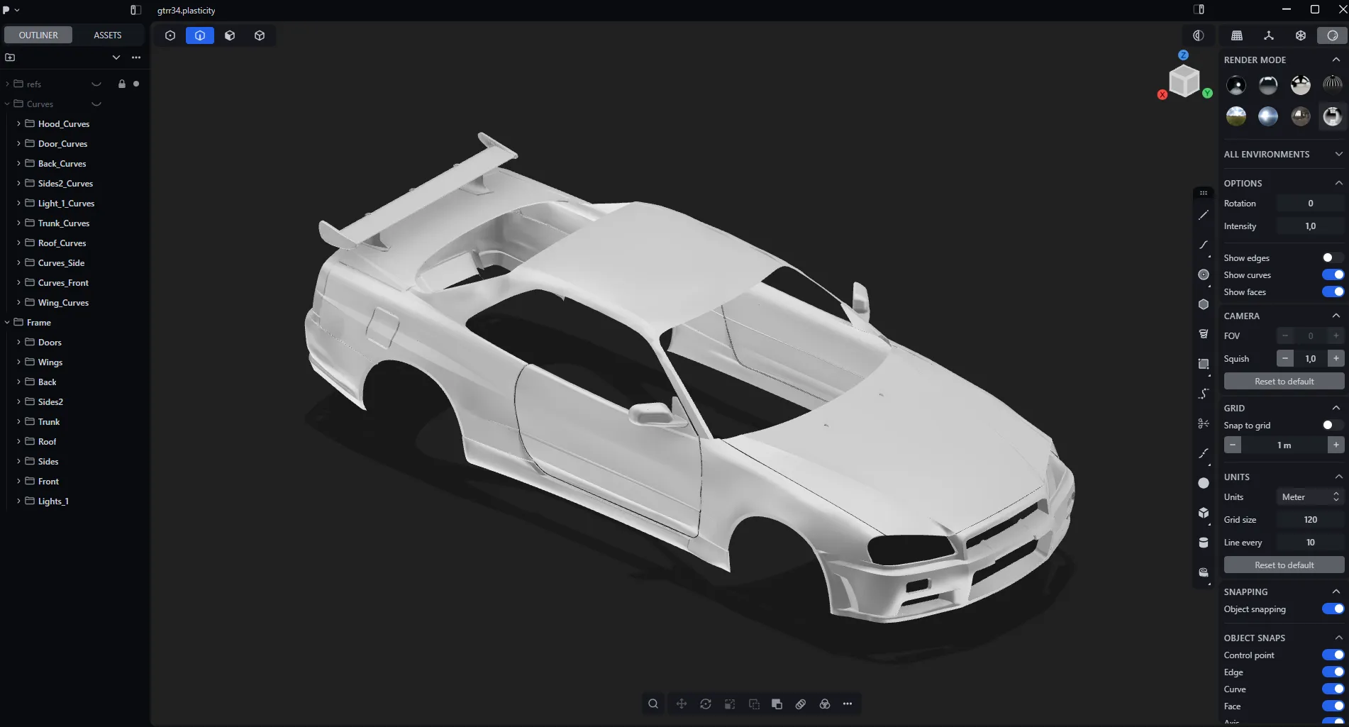 R34 GTR — CAD view 3
