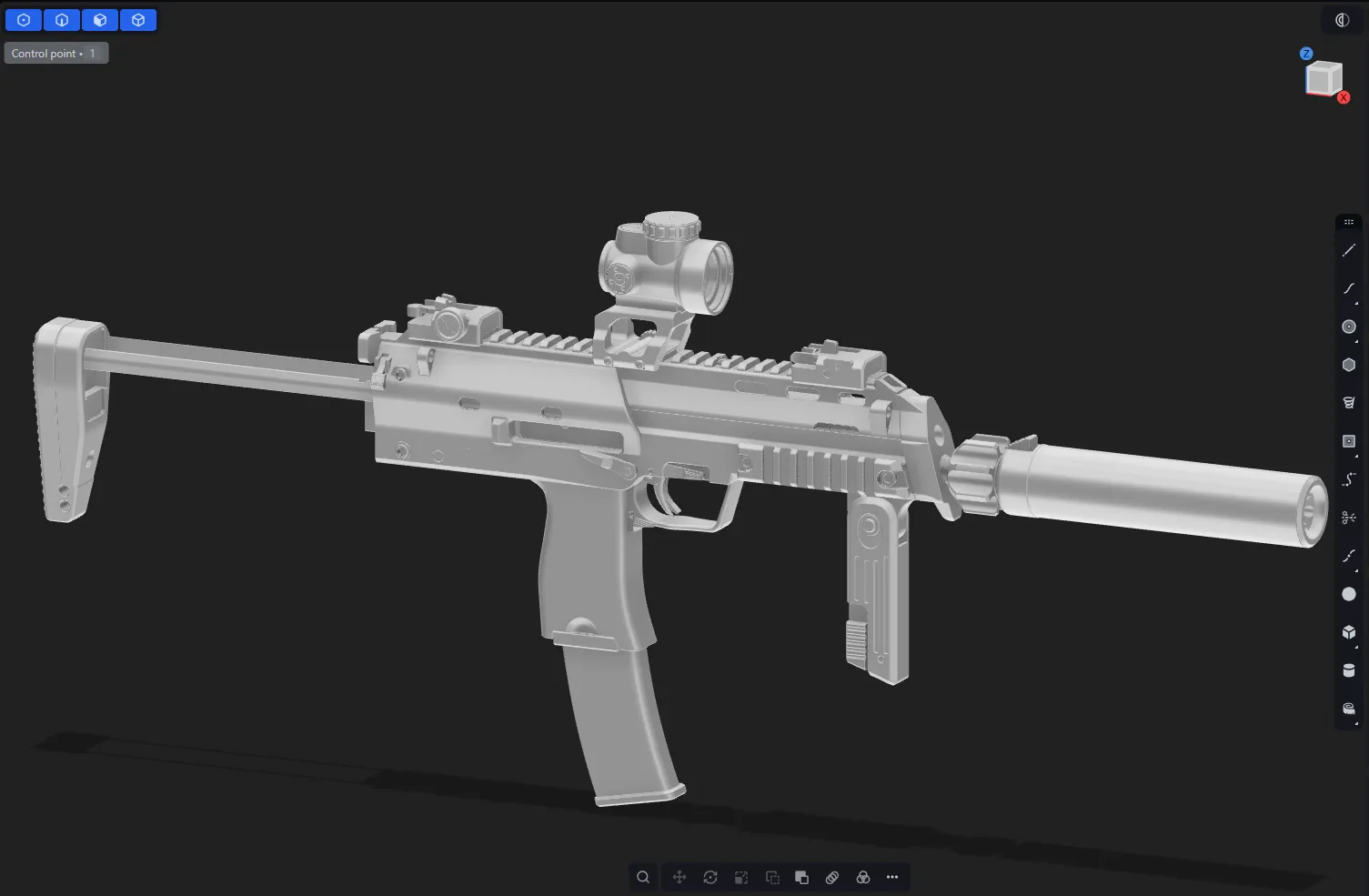 MP7 — CAD view 4