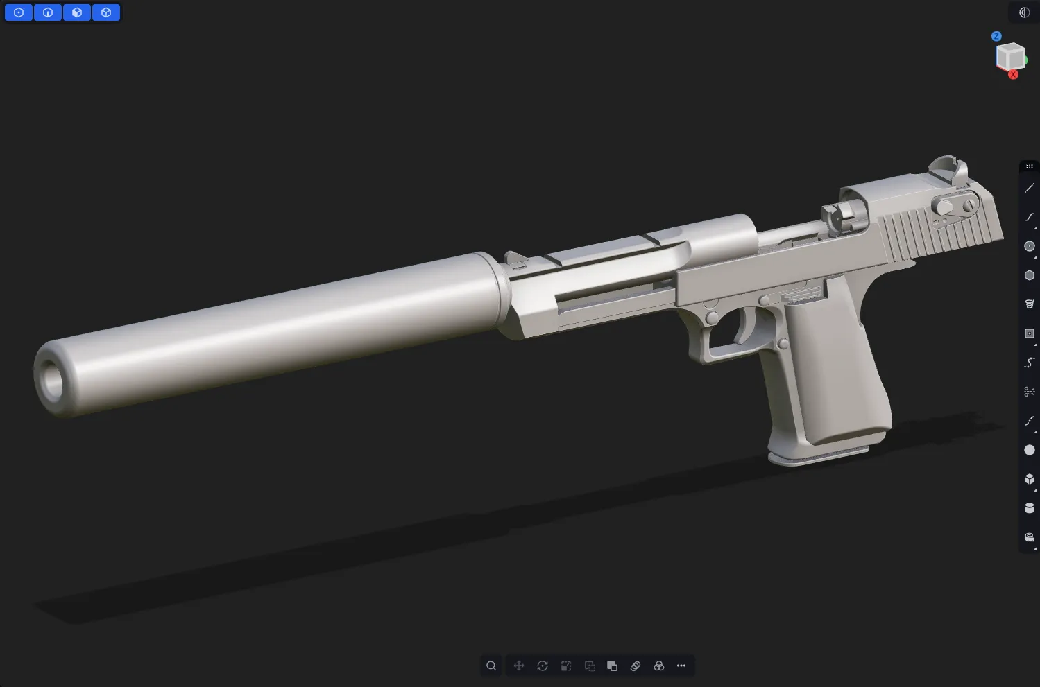 Desert Eagle — CAD view 5
