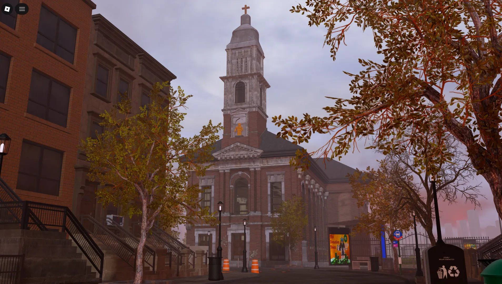 NY Boroughs — church view 1