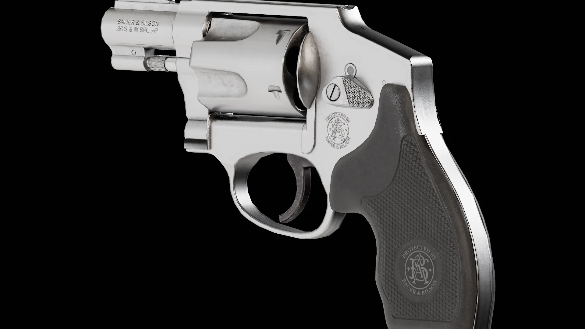S&W 642 — render 2